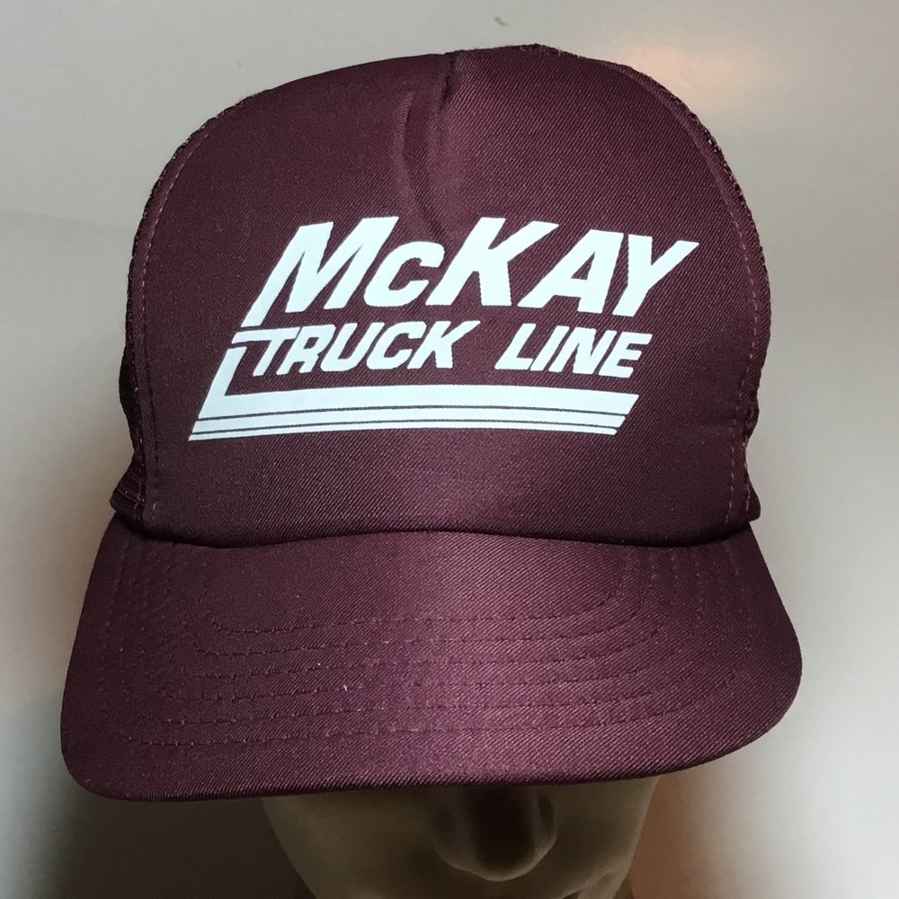 McKay Truck Line Trucker Hat Snap Back Vintage EUC